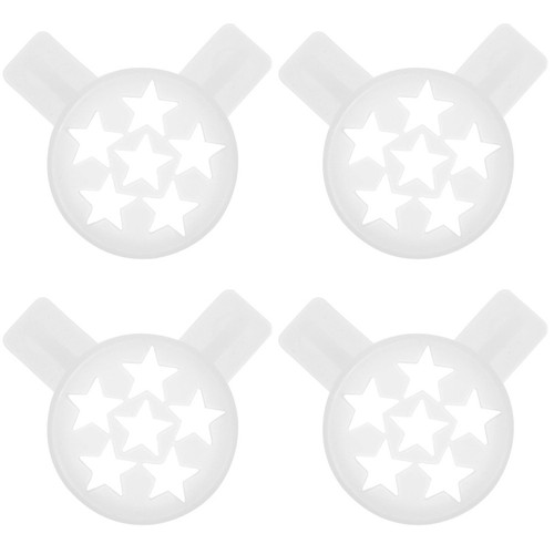 4pcs reusable white ice cream - 4pcs,